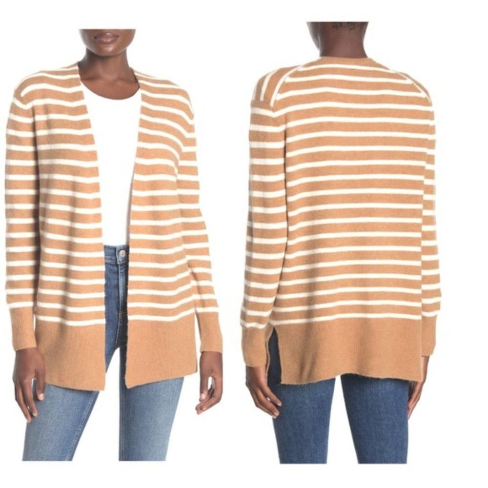 Madewell Women's Cozy Short Walker Stripe Cardigan